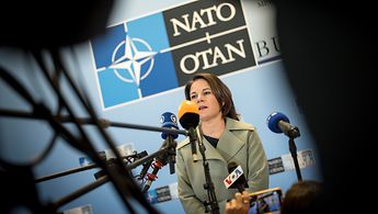 Außenministerin Annalena Baerbock beim NATO Außenminister und Außenministerinnen in Bukarest