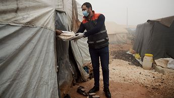 Deutschland fördert unter anderem die Arbeit der Deutschen Welthungerhilfe in Syrien