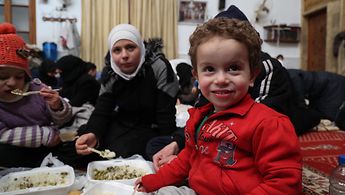 Essensversorgung für die Erdbebenopfer in Syrien (Frühjahr 2023)