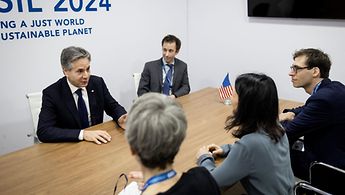 Entretien de la ministre avec son homologue américain Anthony Blinken en marge de réunion du G20