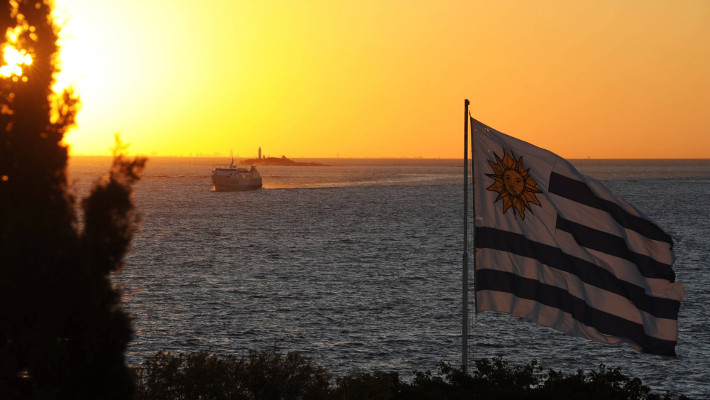 Sonnenuntergang in Uruguay