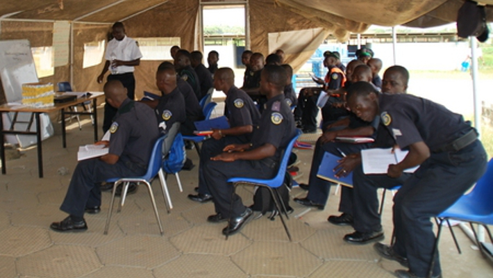 Polizeiakademie in Monrovia, Liberia