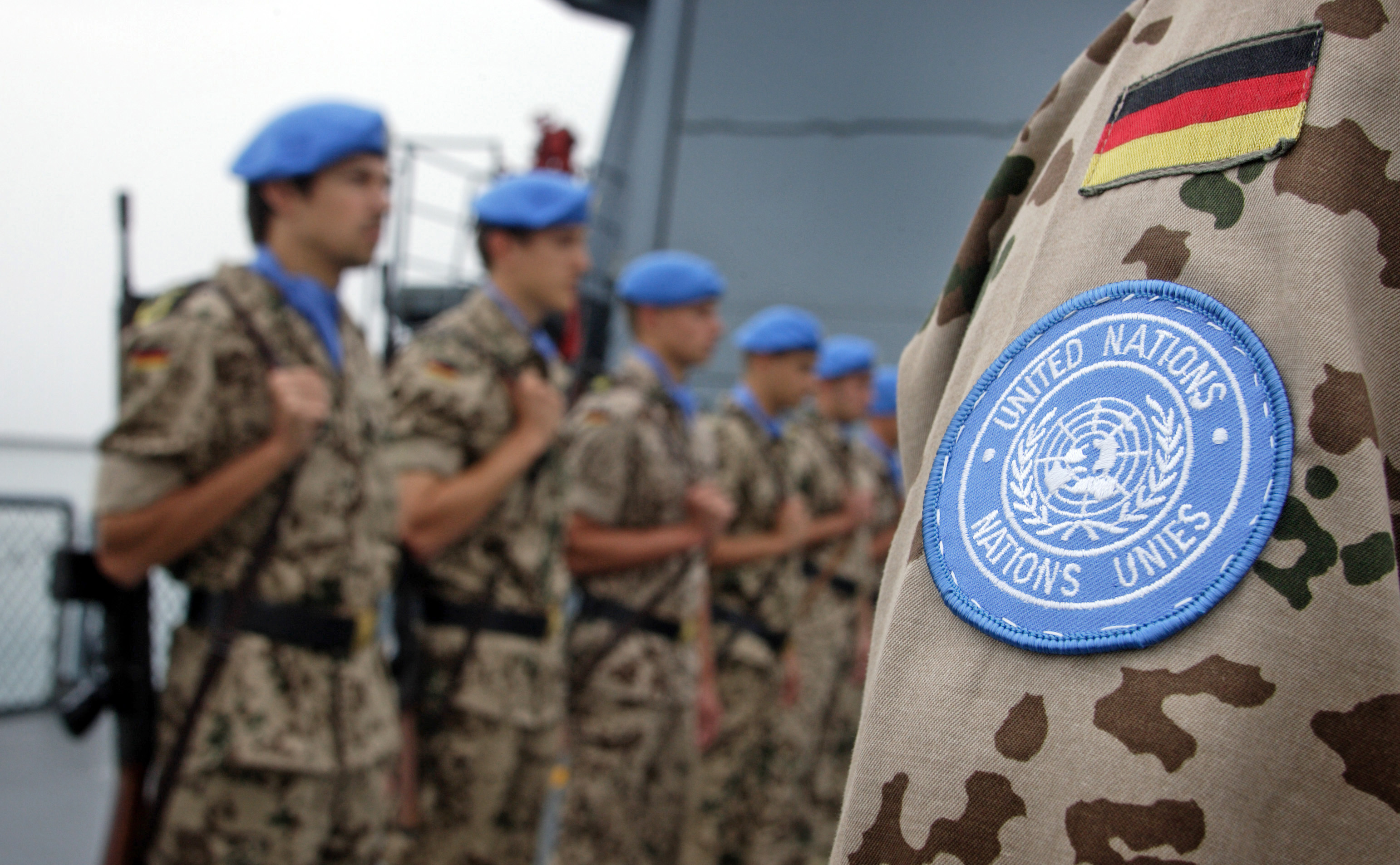 Deutsche Soldaten im Rahmen eines UN-Einsatzes