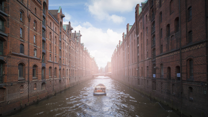 Die Hamburger Speicherstadt: Weltkulturerbe seit 2015.