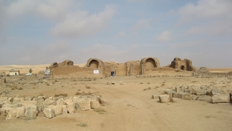 Qasr al-Mushatta in Jordanien