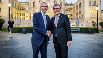 Foreign Minister Wadephul and his Norwegian counterpart Espen Barth Eide